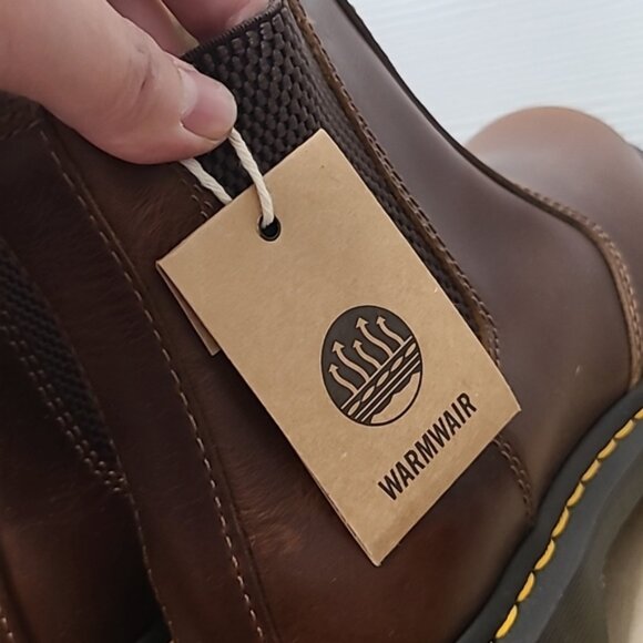 Dr Martens 2976 Leonore Butterscotch Faux Fur Lined Chelsea boots - Picture 9 of 11